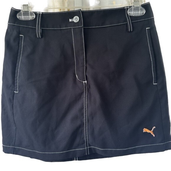 Puma Sports Lifestyle Women's Black Athletic Wear Leisure Sporty Skirt Pockets S - Picture 1 of 4